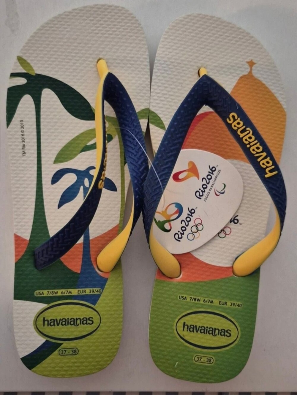 Havaianas Olympics Rio 2016 Brazilian Flip Flops